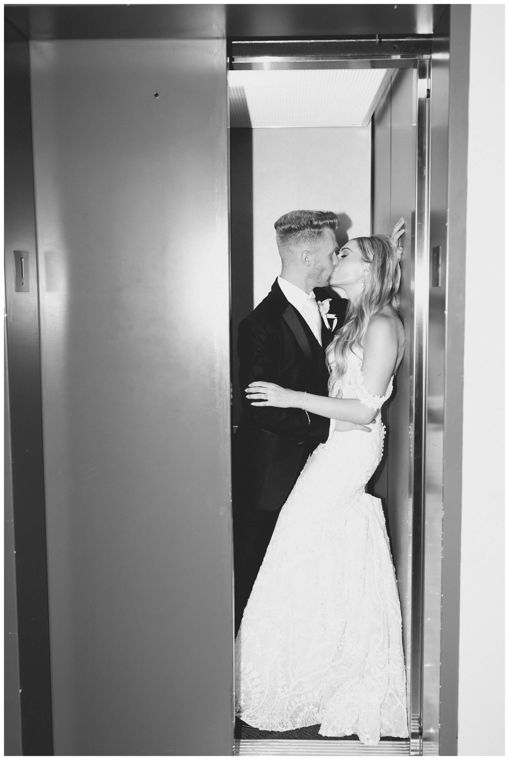romantic catholic church wedding in downtown grand rapids michigan at the high five gr by josh and andrea photography