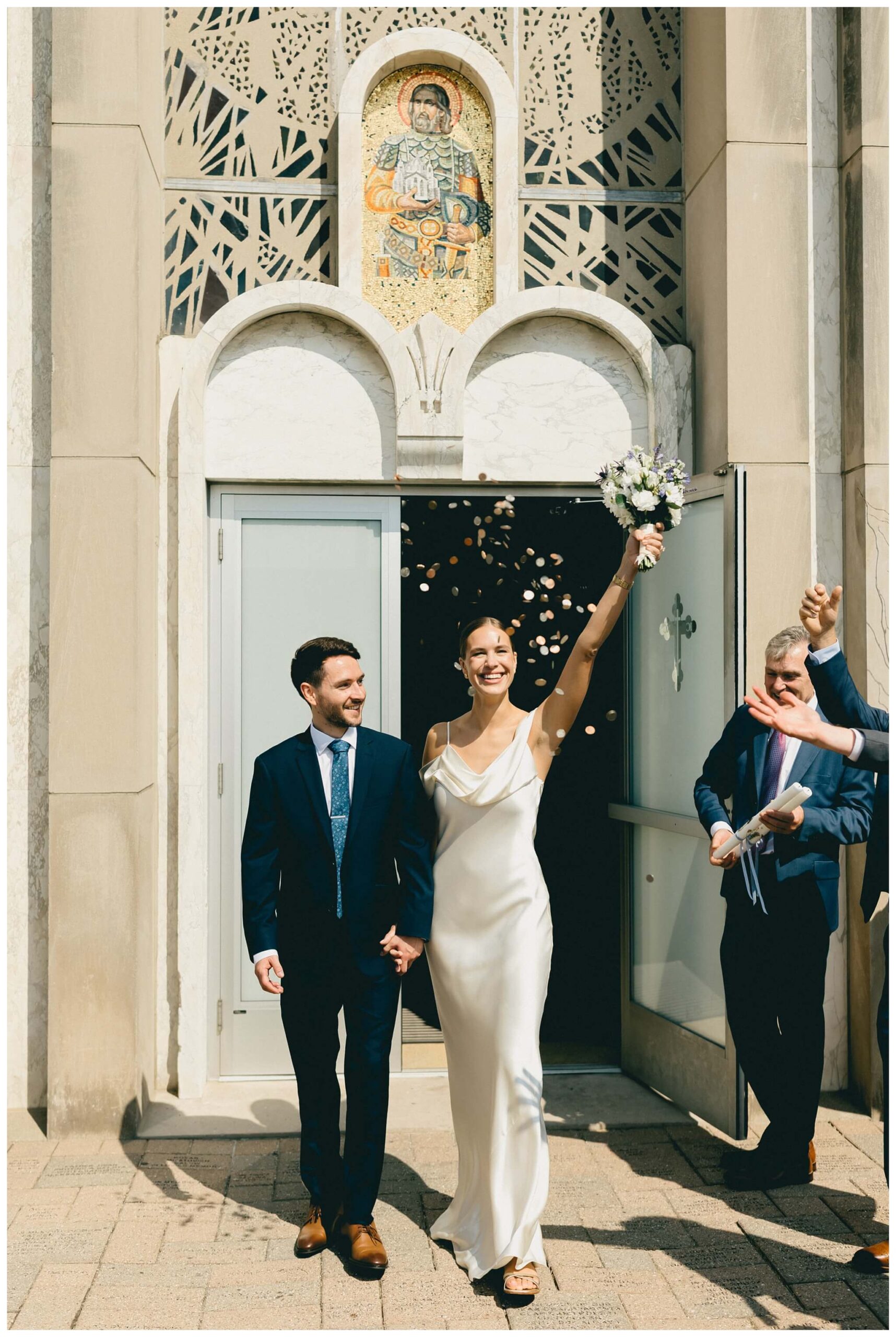 iconic black tie serbian wedding in the forest at shepherds hollow near detroit michigan by josh and andrea photography 