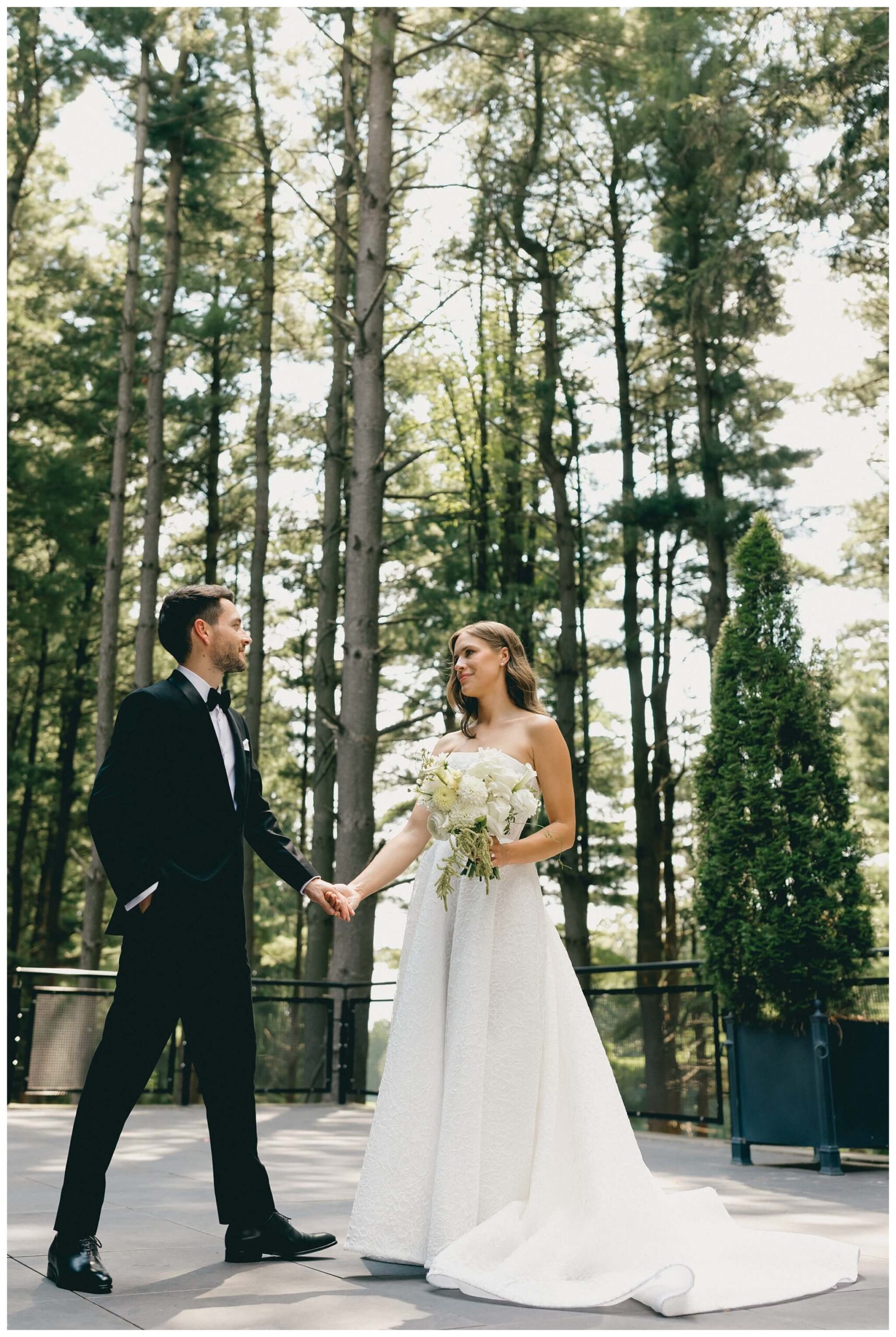 iconic black tie serbian wedding in the forest at shepherds hollow near detroit michigan by josh and andrea photography 