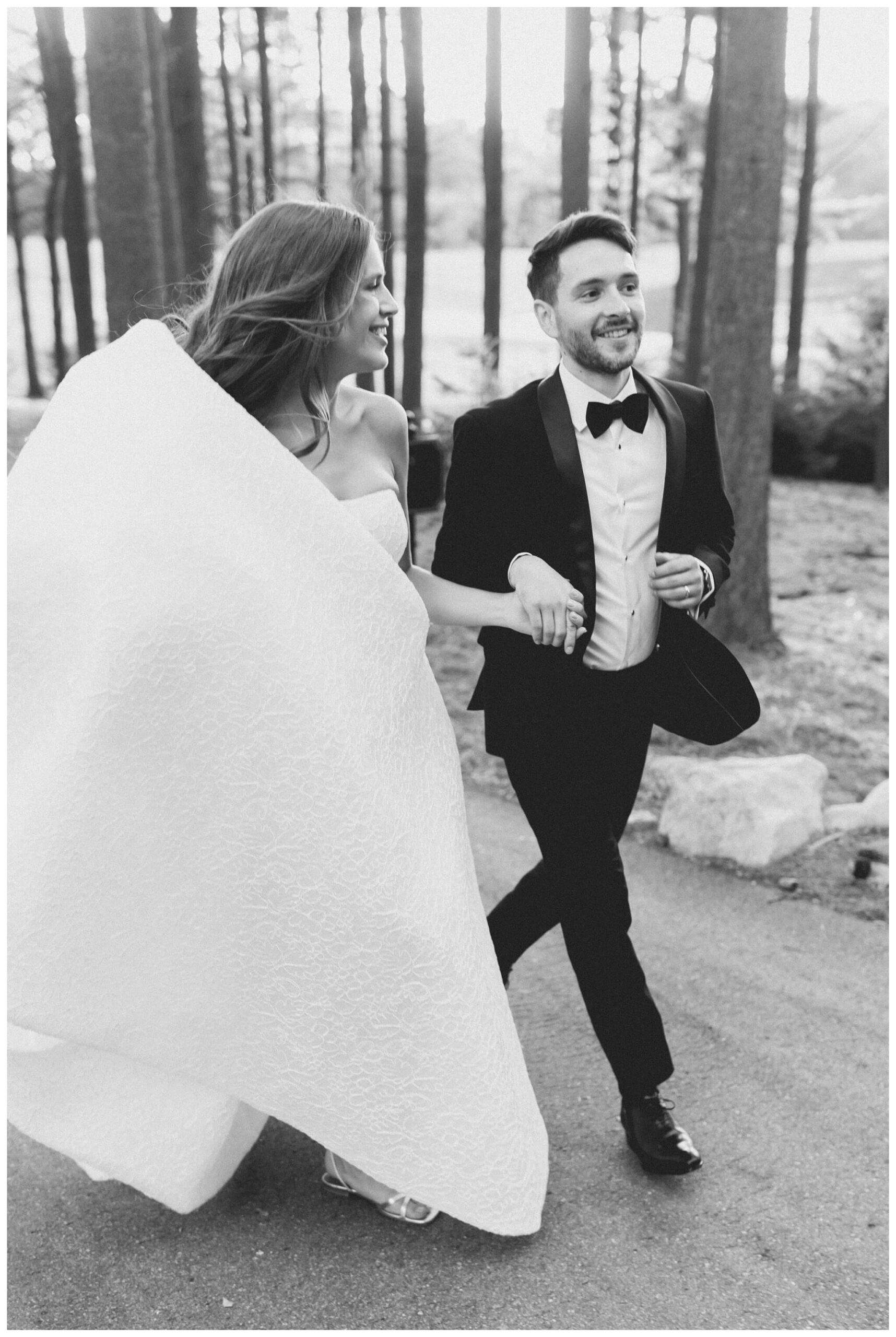 iconic black tie serbian wedding in the forest at shepherds hollow near detroit michigan by josh and andrea photography 