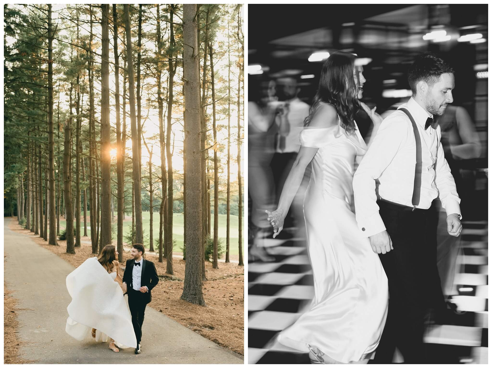 iconic black tie serbian wedding in the forest at shepherds hollow near detroit michigan by josh and andrea photography 