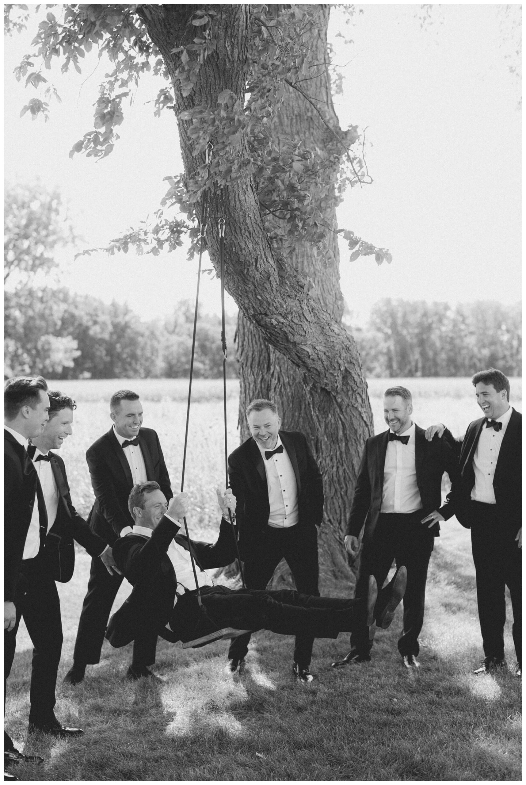 white barn wedding on lake michigan at etre farms with cocktail hour inspiration by josh and andrea photography 