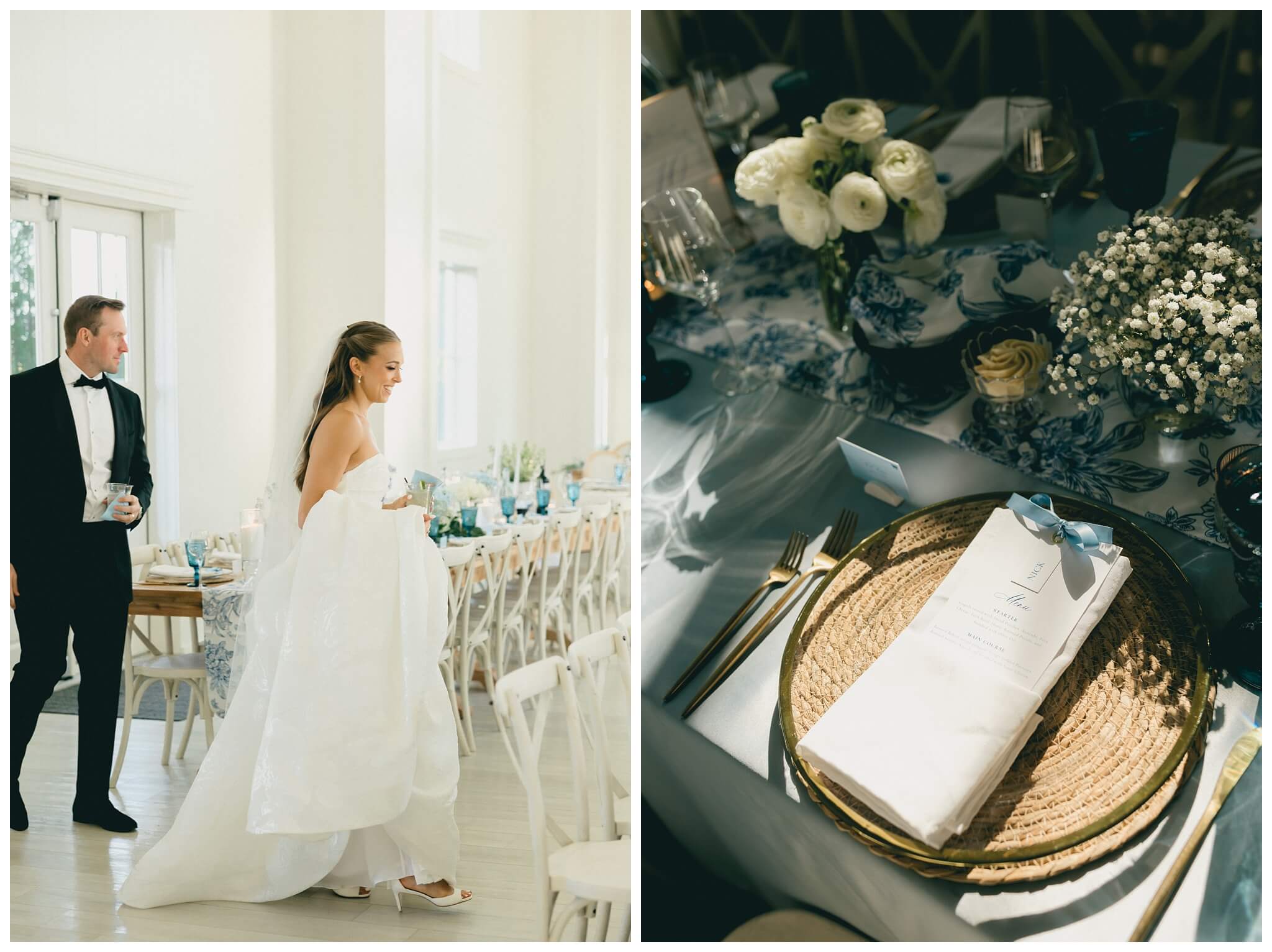 white barn wedding on lake michigan at etre farms with cocktail hour inspiration by josh and andrea photography 