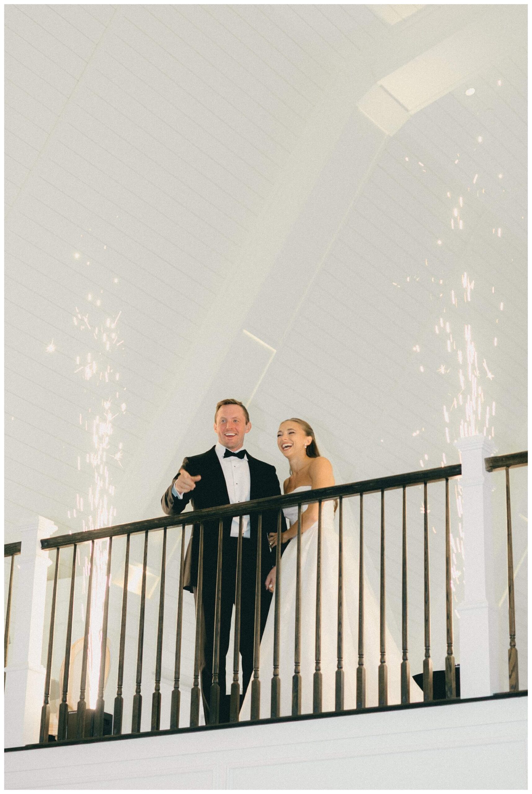 white barn wedding on lake michigan at etre farms with cocktail hour inspiration by josh and andrea photography 