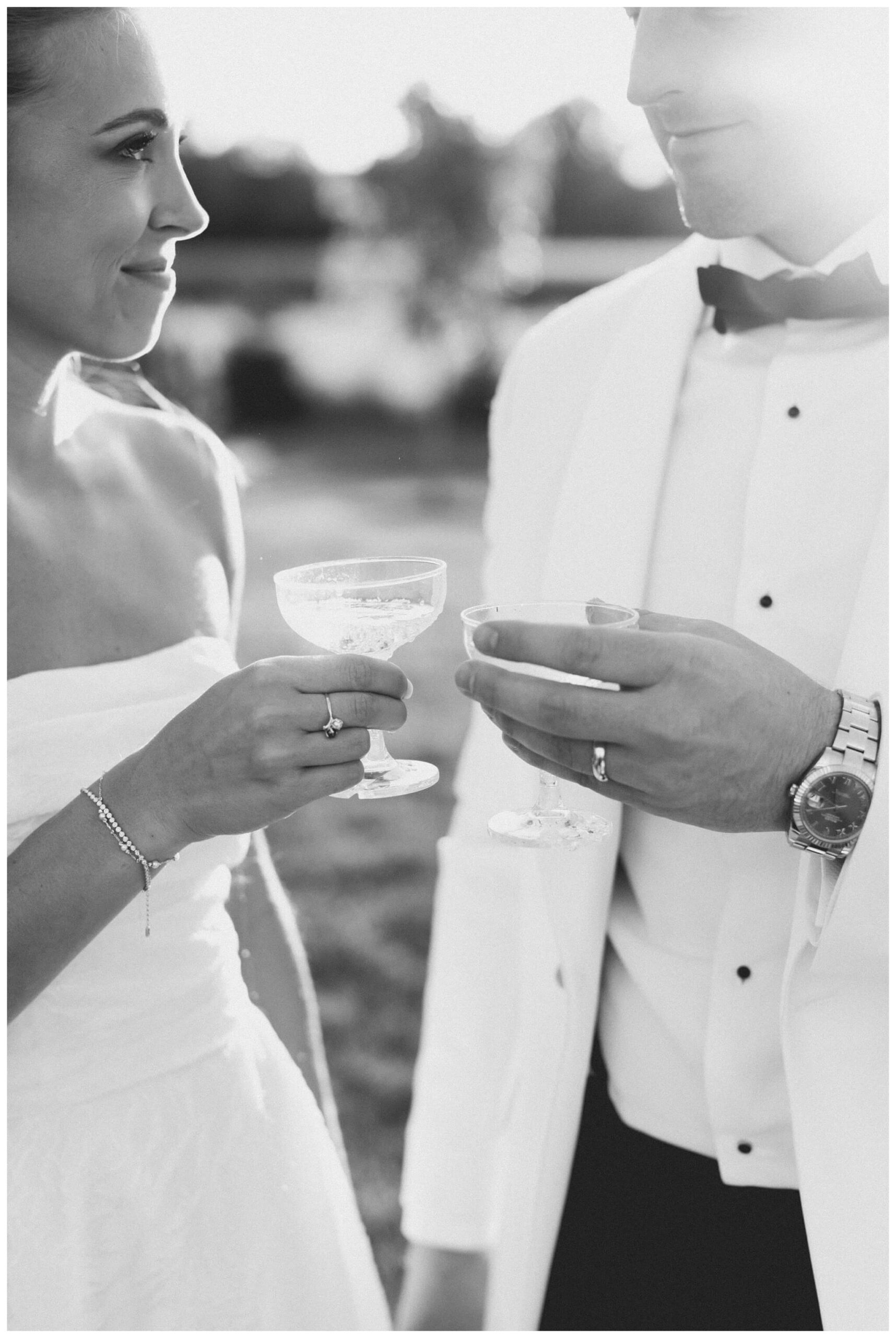 white barn wedding on lake michigan at etre farms with cocktail hour inspiration by josh and andrea photography 