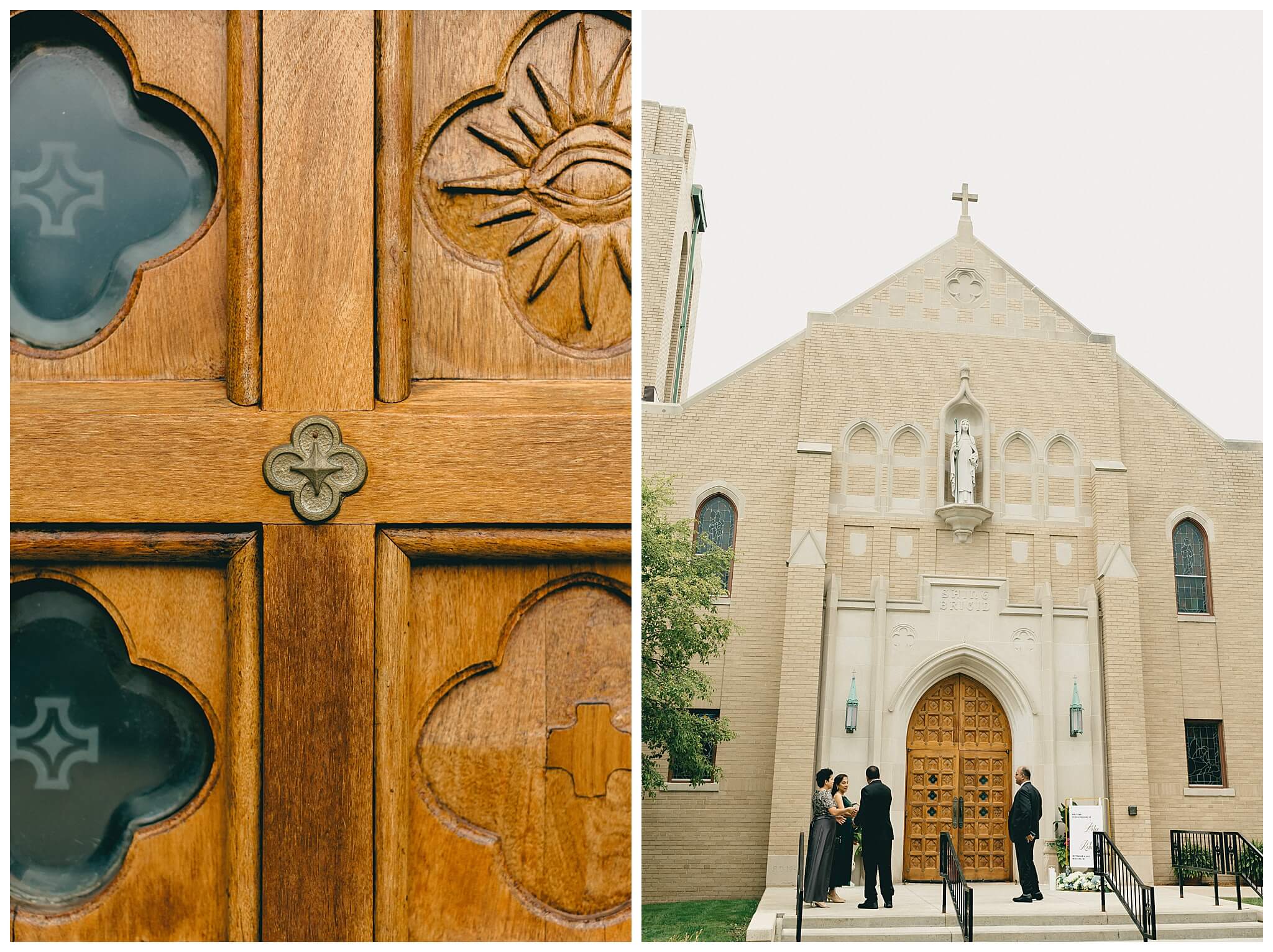 beautiful wedding photography near the Tridge at the H Hotel in midland michigan by josh and andrea photography