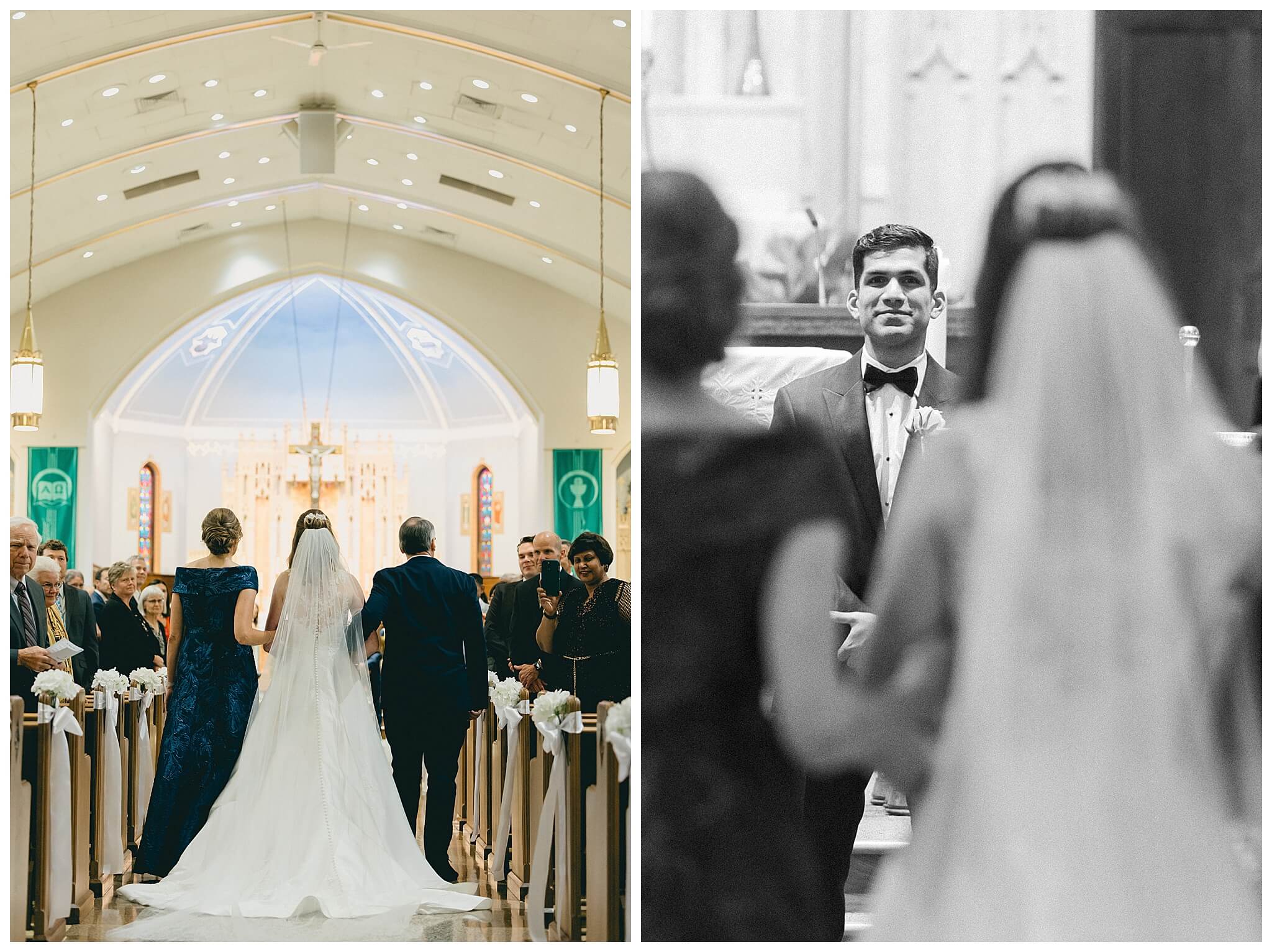 beautiful wedding photography near the Tridge at the H Hotel in midland michigan by josh and andrea photography