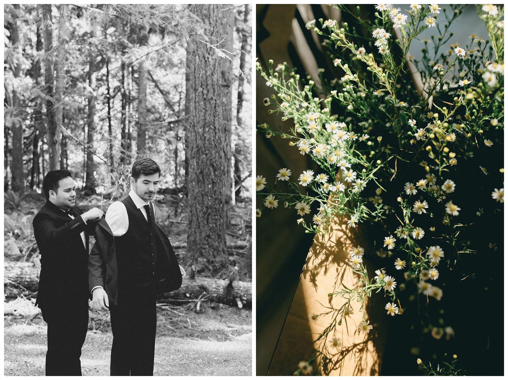 epic mountain top sunrise wedding near mount baker at artist point hiking trail in deming washington by josh and andrea photography