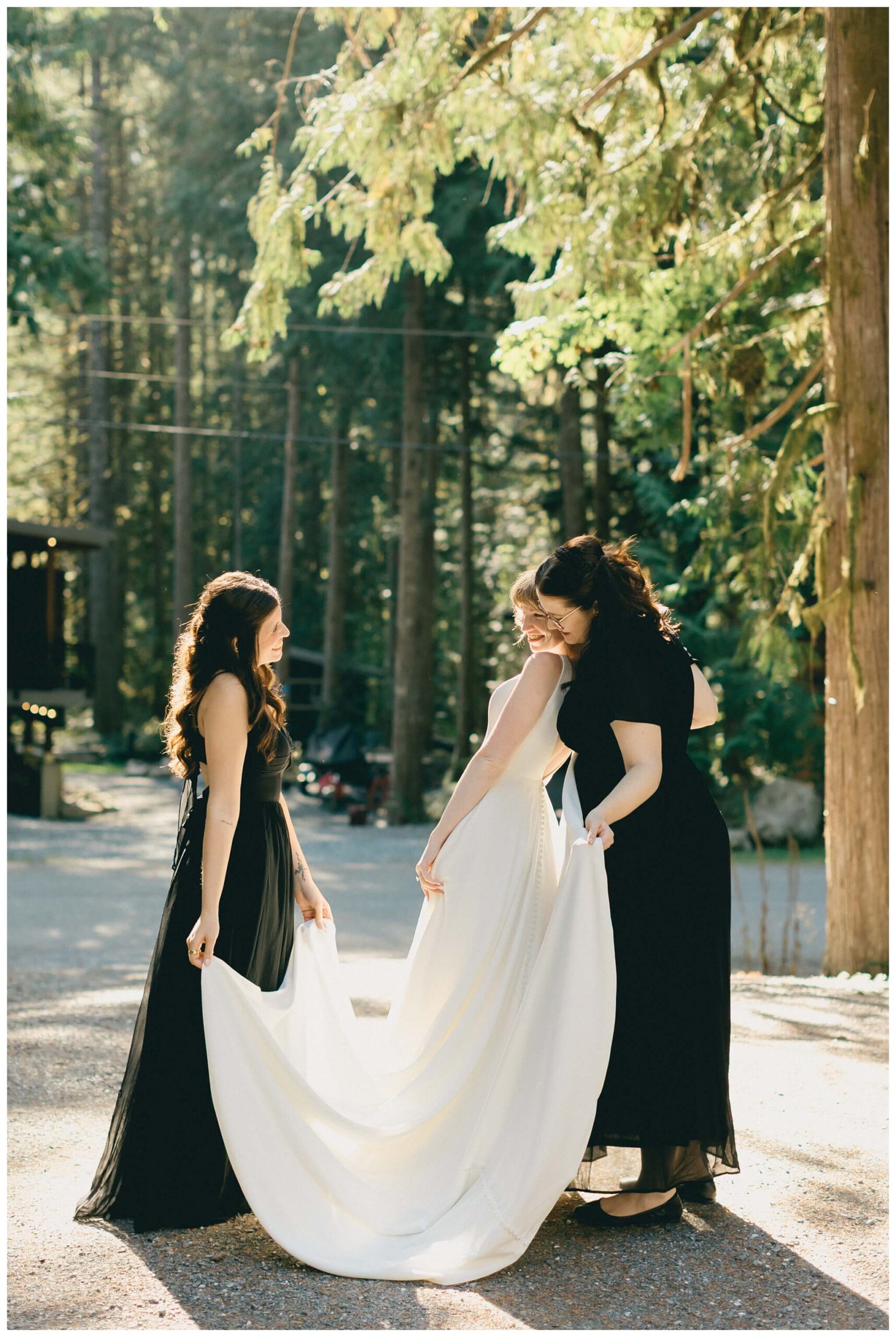 epic mountain top sunrise wedding near mount baker at artist point hiking trail in deming washington by josh and andrea photography