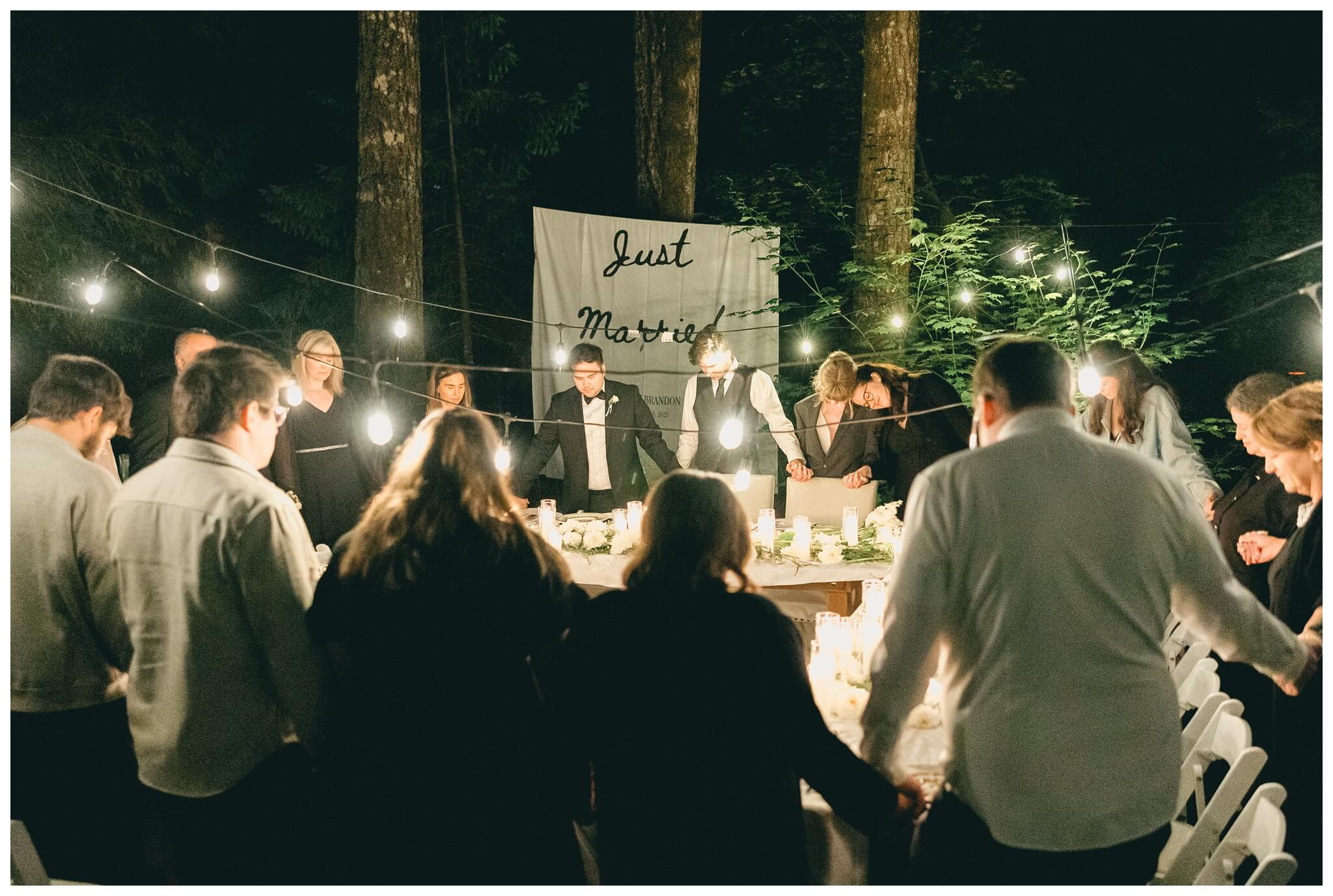 epic mountain top sunrise wedding near mount baker at artist point hiking trail in deming washington by josh and andrea photography