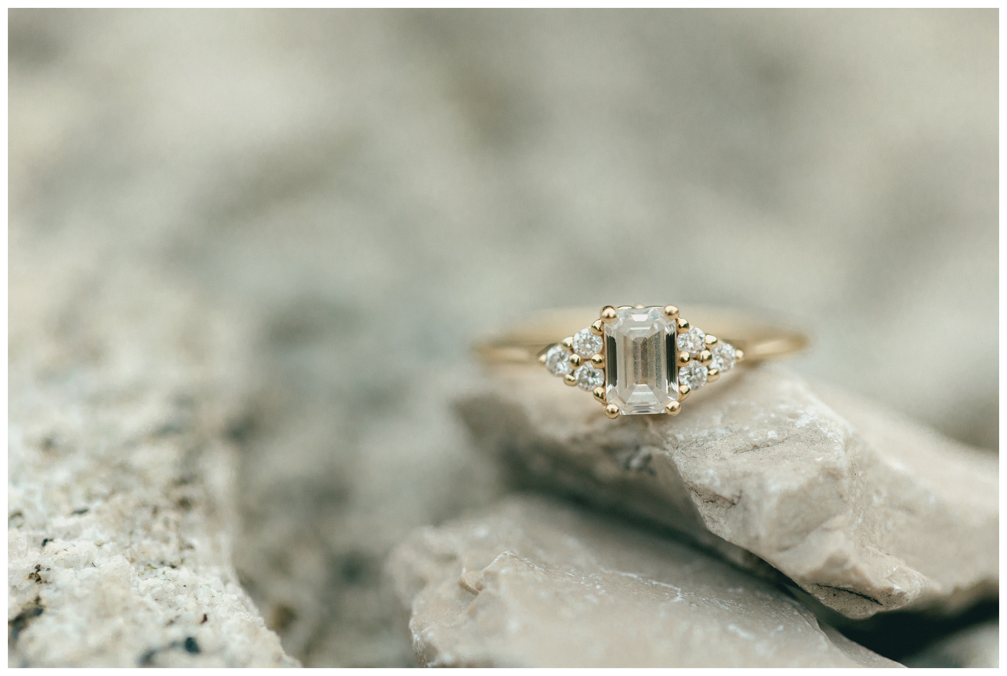 classy refined date night engagement shoot at felt estate with a black dress by josh and andrea photography
