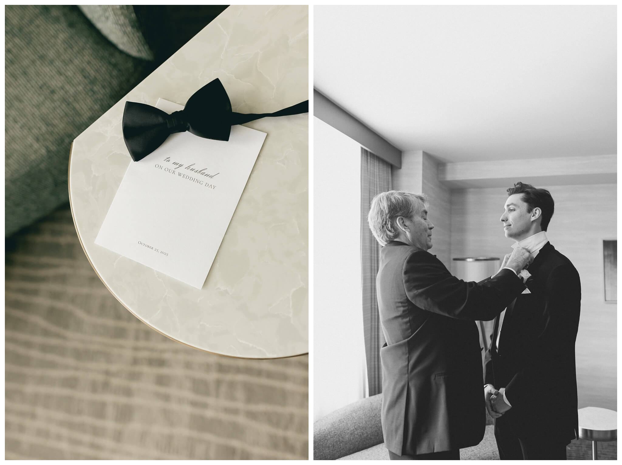 black and white hollywood inspired downtown wedding at the detroit institute of arts and colony club by josh and andrea photography