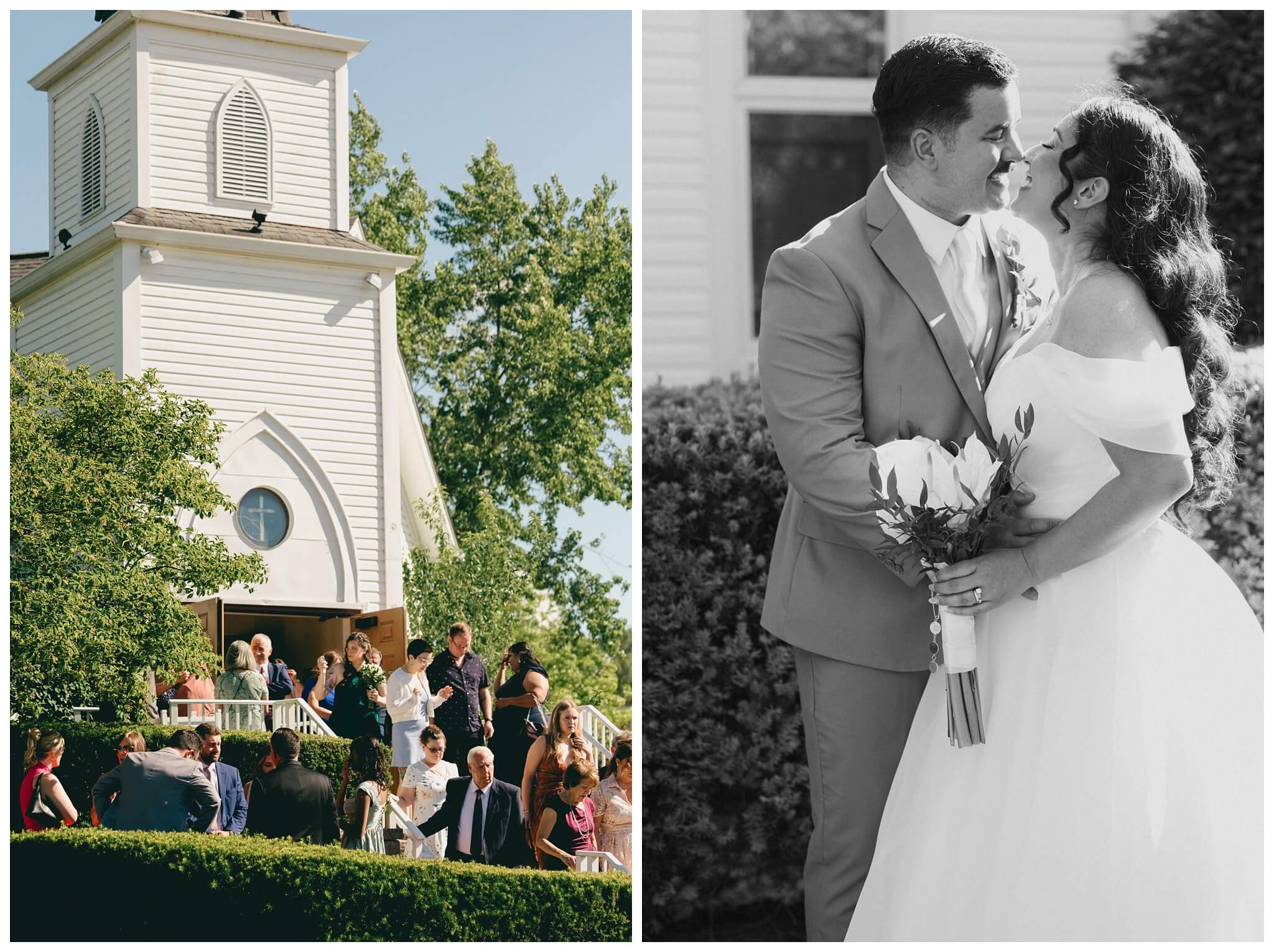 wedding ceremony at hope chapel in rochester michigan by josh and andrea photography 