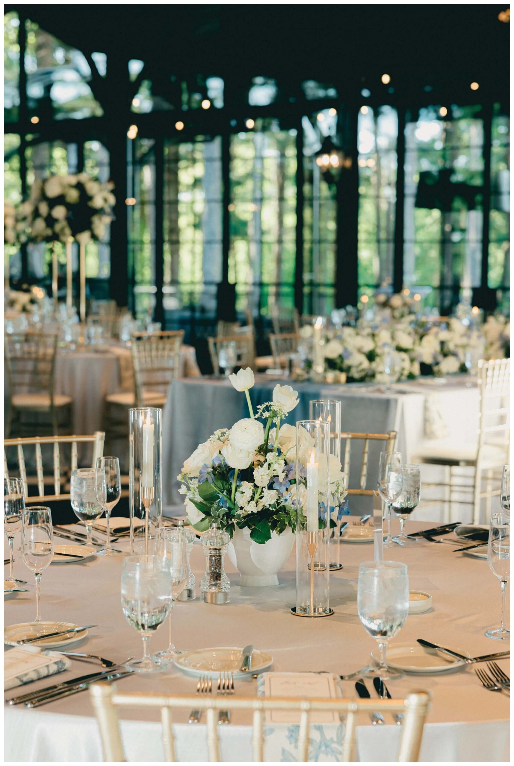 reception details at Shepherd's hollow golf club near clarkston michigan by josh and andrea photography 