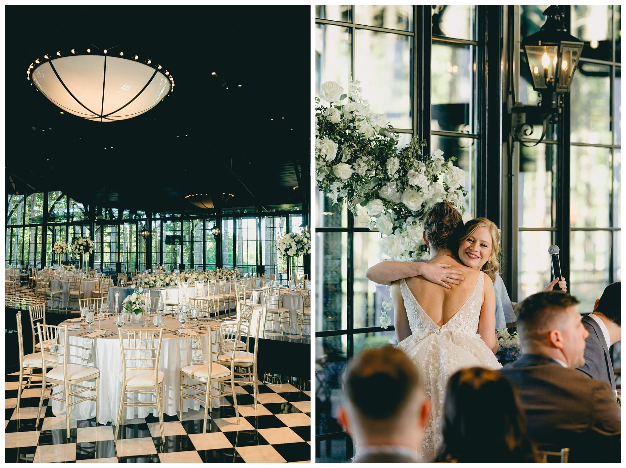 reception at shepherd's hollow golf club in clarkston michigan by josh and andrea photography 