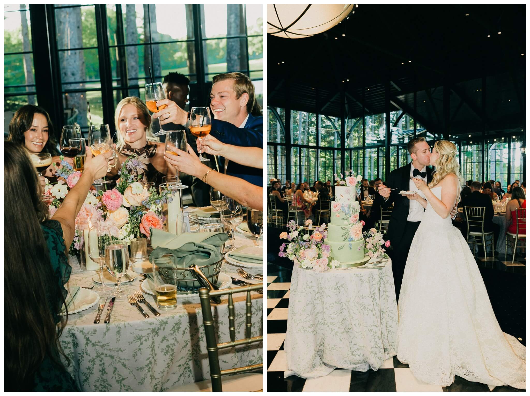 reception at Shepherd's hollow golf club near clarkston michigan by josh and andrea photography 