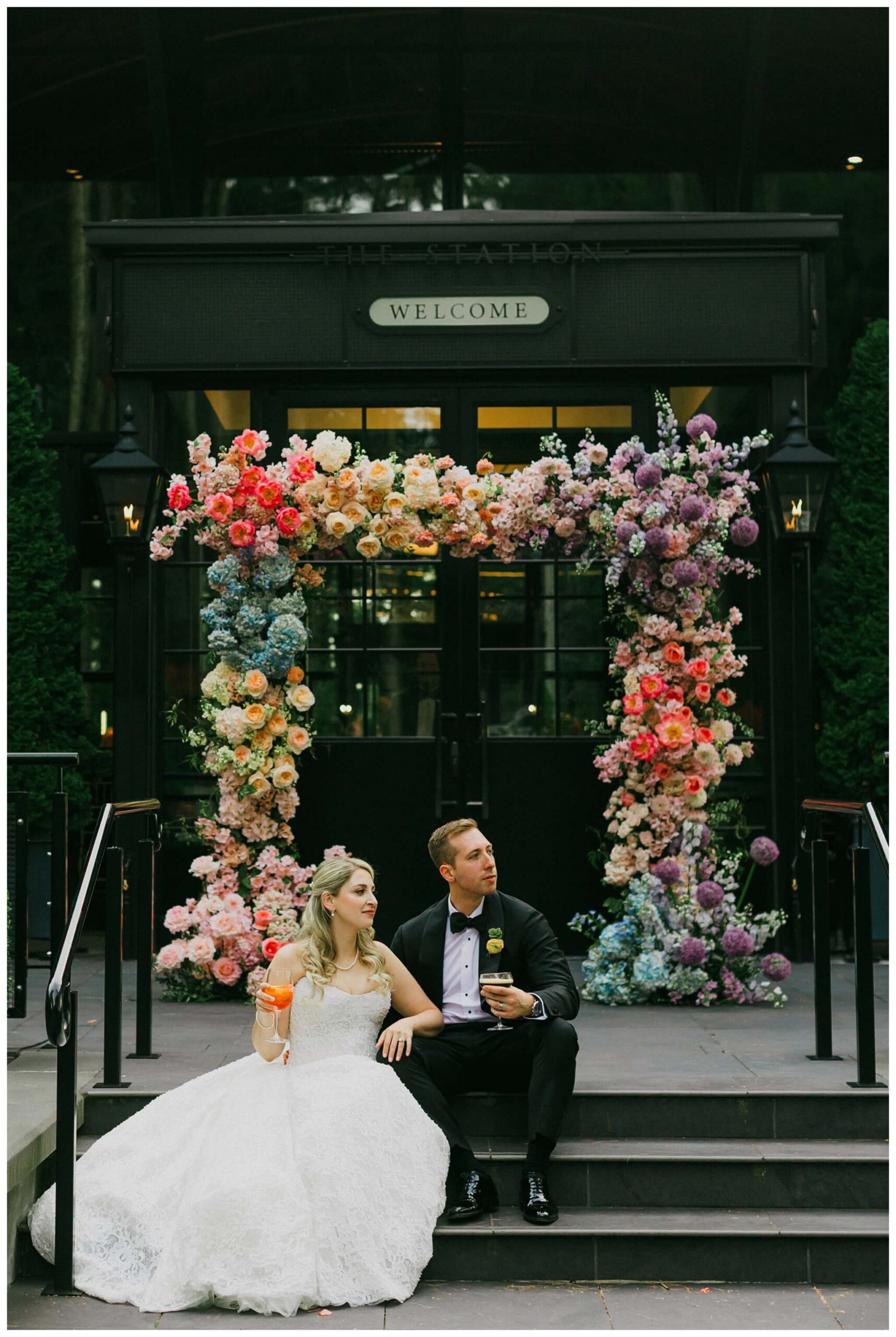 bride and groom during golden hour at Shepherd's hollow golf club near clarkston michigan by josh and andrea photography 