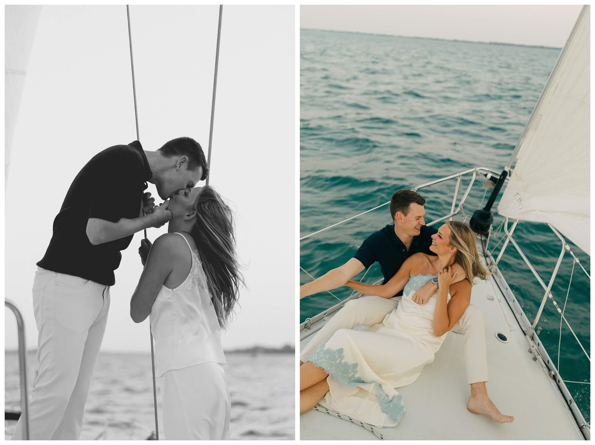 sailboat engagement session in detroit by josh and andrea photography 