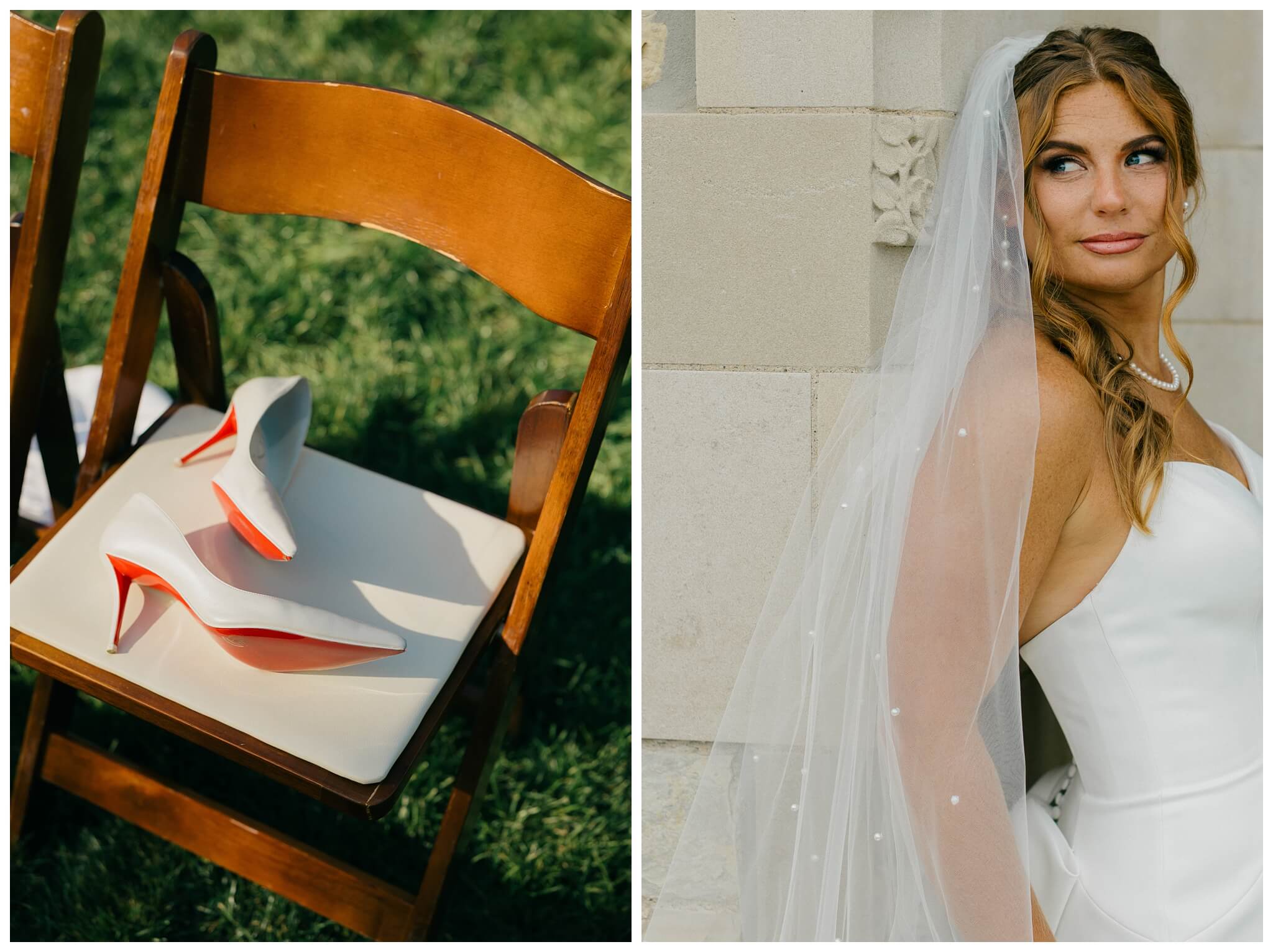 bridal portrait at venue3two wedding by josh and andrea photography