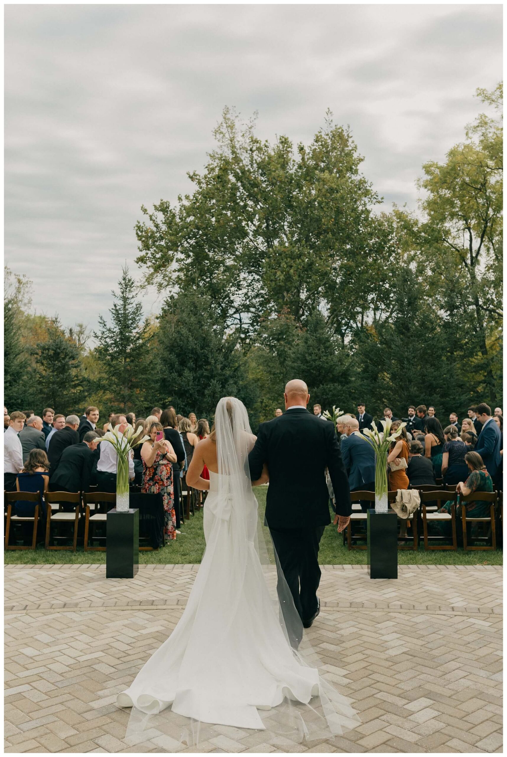 ceremony at venue3two wedding by josh and andrea photography